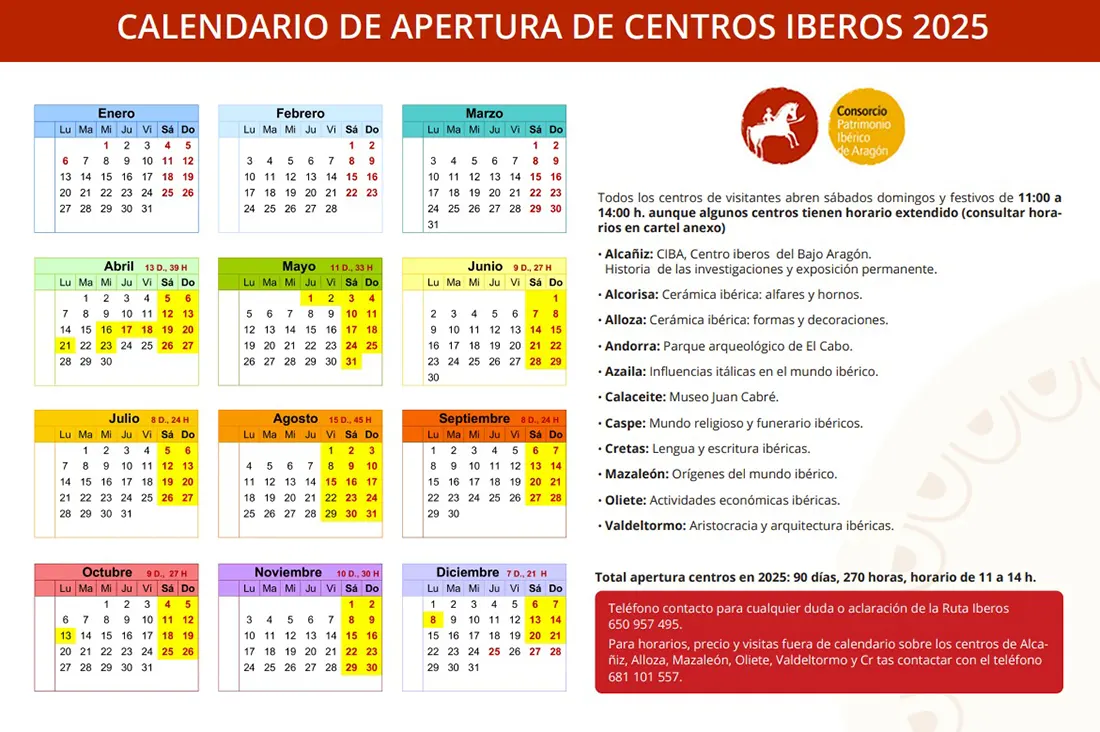 calendario apertura centro